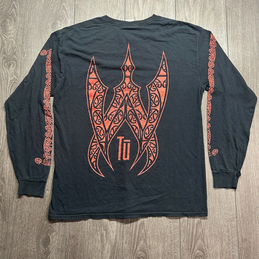 Alien Weaponry Band T-Shirt Mens Large Black Long Sleeve Tu Graphic Metal NZ